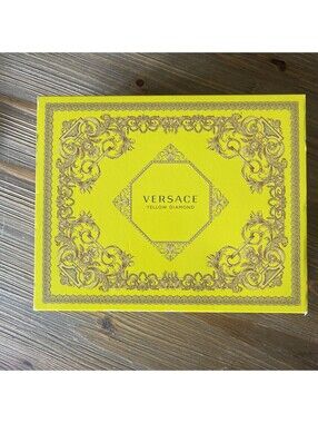 VERSACE Yellow Diamond for Women 3 pc SET 1.7 oz EDT Spray LOTION SHOWER Gel